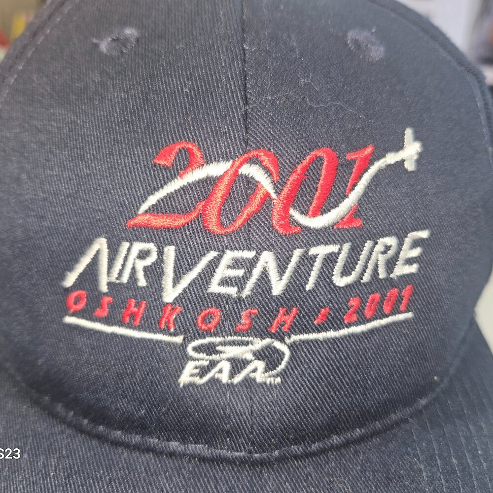 2 Vtg. Hats - 62nd Trans Squadron McChord AFB WA & Airventure Oshkosh 2001